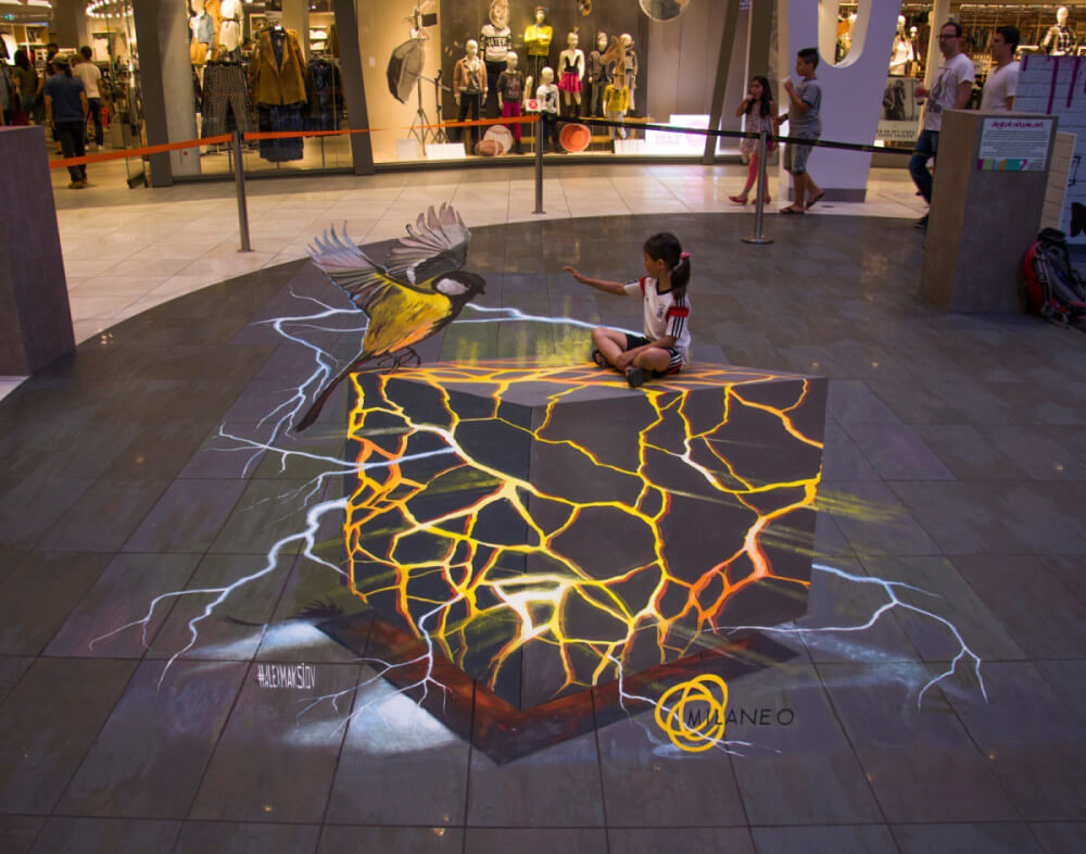 3d street painting for dummies or how to do 3d anamorphic painting?