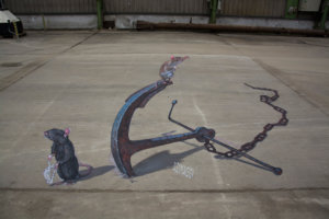 3d street painting "Expectation"